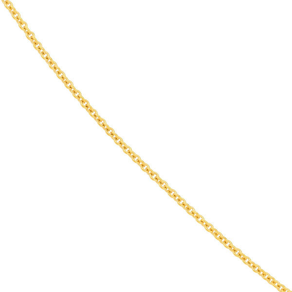 Birmingham Jewelry - 14K Gold 1.20mm Adjustable Child's Cable Chain - Birmingham Jewelry