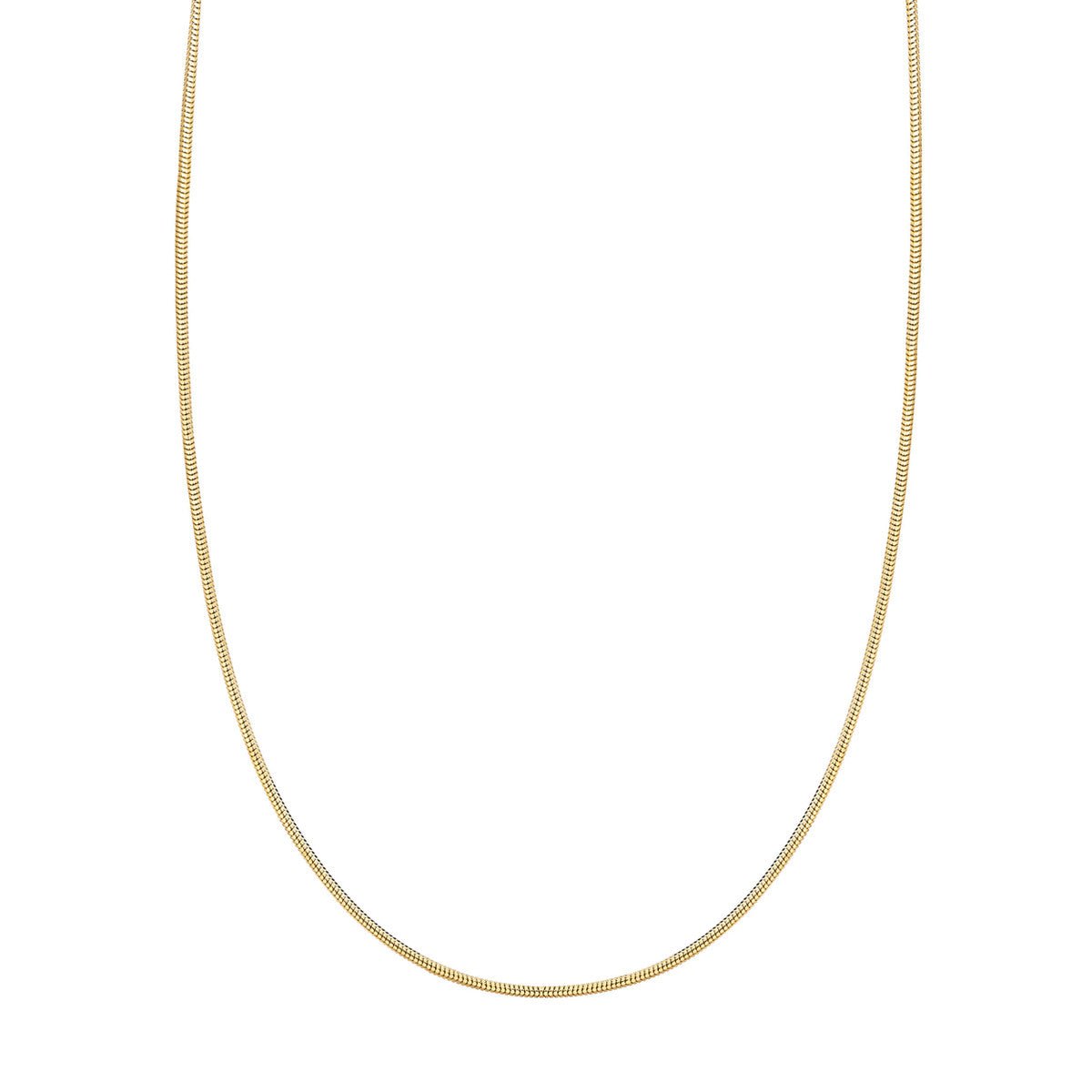 14K Gold 1.4mm Snake Chain with Lobster Lock Birmingham Jewelry Chain Birmingham Jewelry 