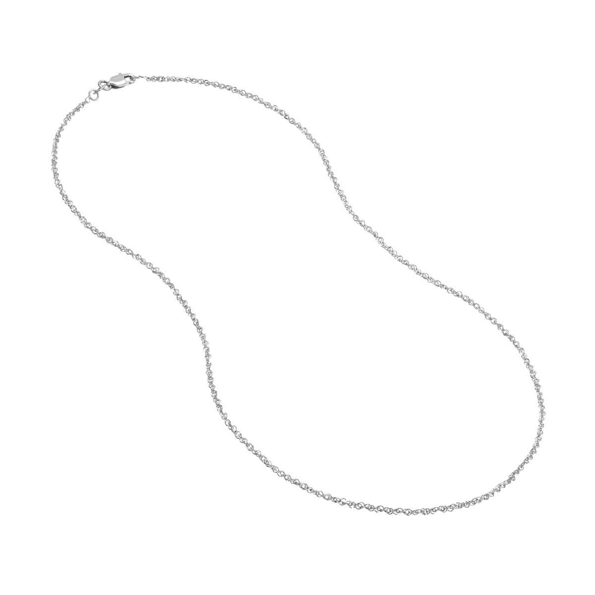 14K Gold 1.50mm Sparkle Singapore Chain with Lobster Lock Birmingham Jewelry Chain Birmingham Jewelry 
