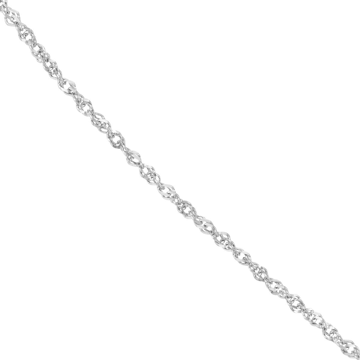 14K Gold 1.50mm Sparkle Singapore Chain with Lobster Lock Birmingham Jewelry Chain Birmingham Jewelry 