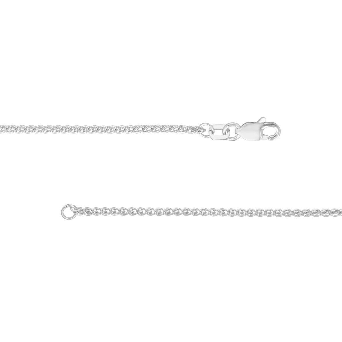 Birmingham Jewelry - 14K Gold 1.5mm Wheat Chain with Lobster Lock - Birmingham Jewelry