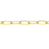 Birmingham Jewelry - 14K Gold 1.70mm Paperclip Choker Chain - Birmingham Jewelry
