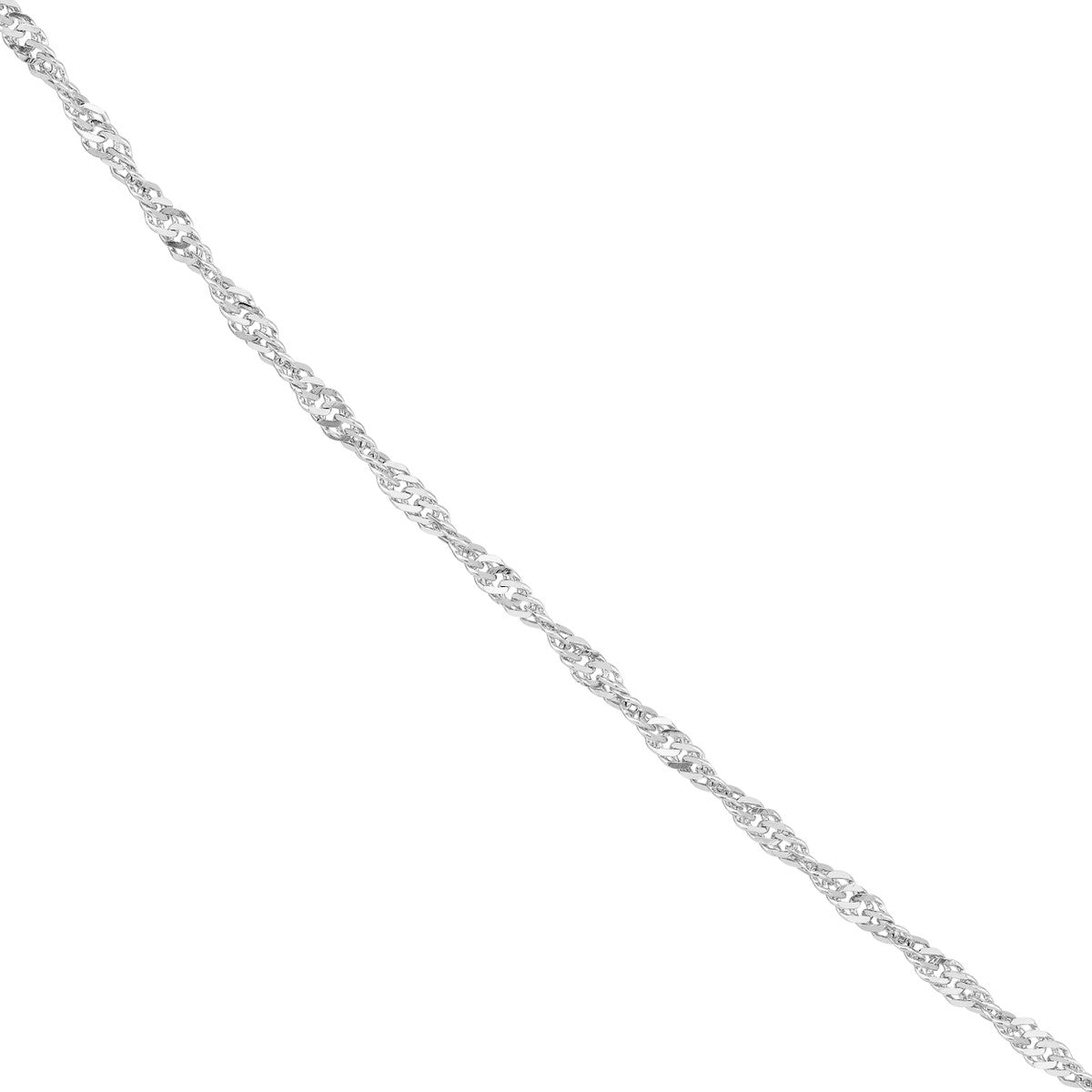 14K Gold 1.70mm Singapore Chain with Lobster Lock Birmingham Jewelry Gold Chain Birmingham Jewelry 