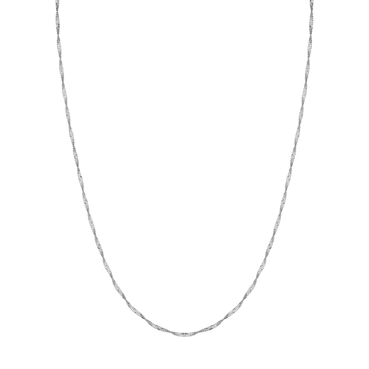 14K Gold 1.70mm Singapore Chain with Lobster Lock Birmingham Jewelry Gold Chain Birmingham Jewelry 