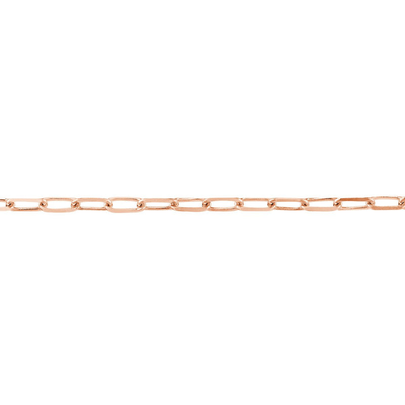 Birmingham Jewelry - 14K Gold 1.95mm D/C Paper Clip Chain with Lobster Lock - Birmingham Jewelry