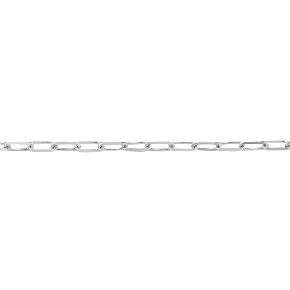 14K Gold 1.95mm D/C Paper Clip Chain with Lobster Lock Bracelet Birmingham Jewelry Bracelet Birmingham Jewelry 