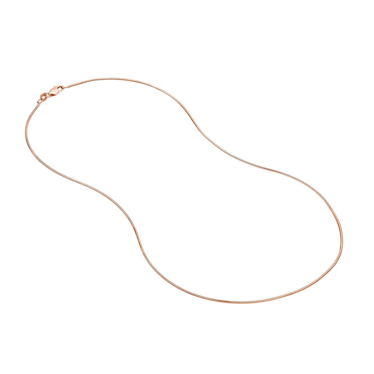 14K Gold 1mm Snake Chain with Lobster Lock Birmingham Jewelry Chain Birmingham Jewelry 