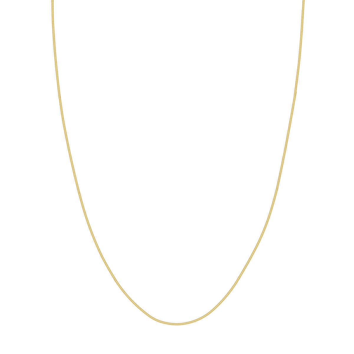14K Gold 1mm Snake Chain with Lobster Lock Birmingham Jewelry Chain Birmingham Jewelry 