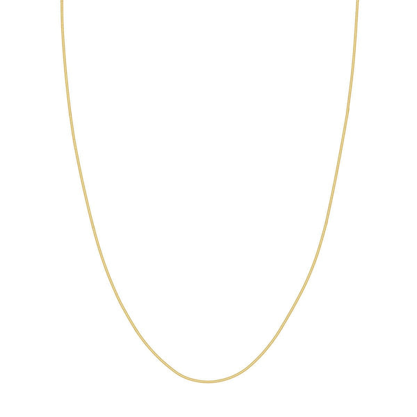 14K Gold 1mm Snake Chain with Lobster Lock Birmingham Jewelry Chain Birmingham Jewelry 