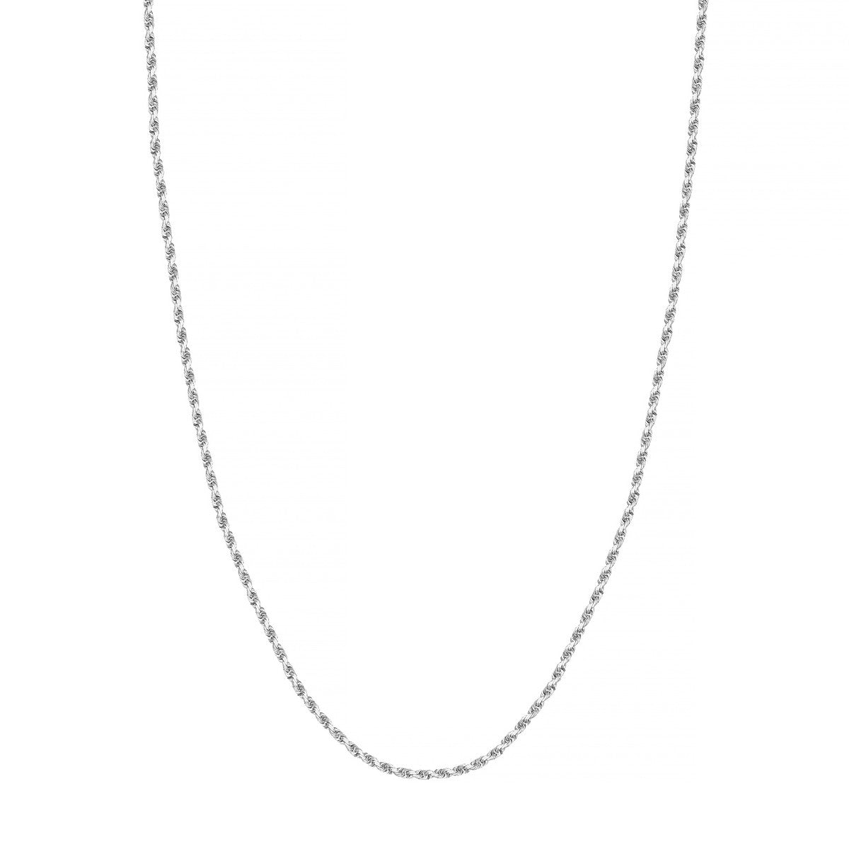 14K Gold 2.15mm D/C Rope Chain with Lobster Lock Birmingham Jewelry Gold Chain Birmingham Jewelry 