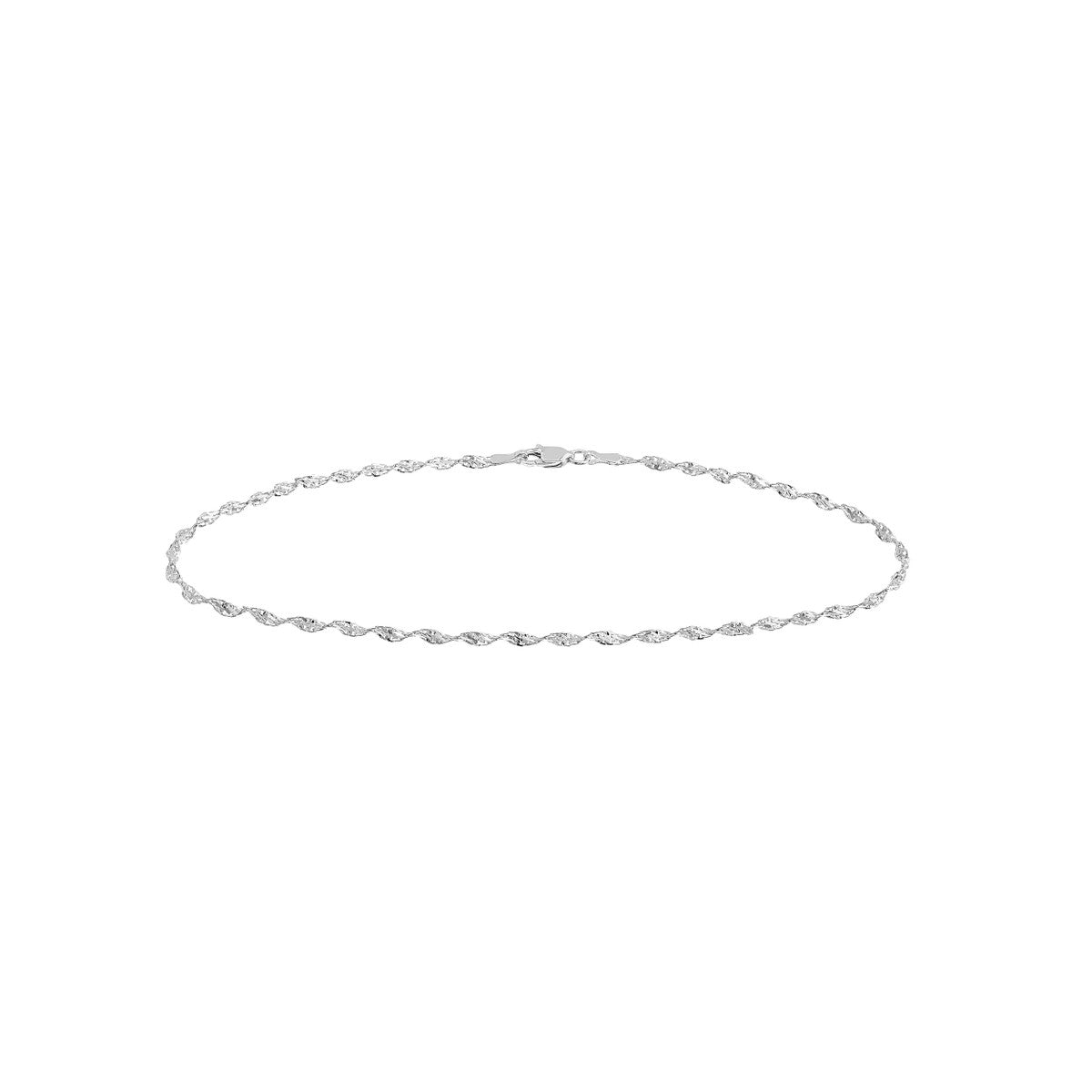 Birmingham Jewelry - 14K Gold 2.1mm Dorica Chain with Lobster Lock Anklet - Birmingham Jewelry