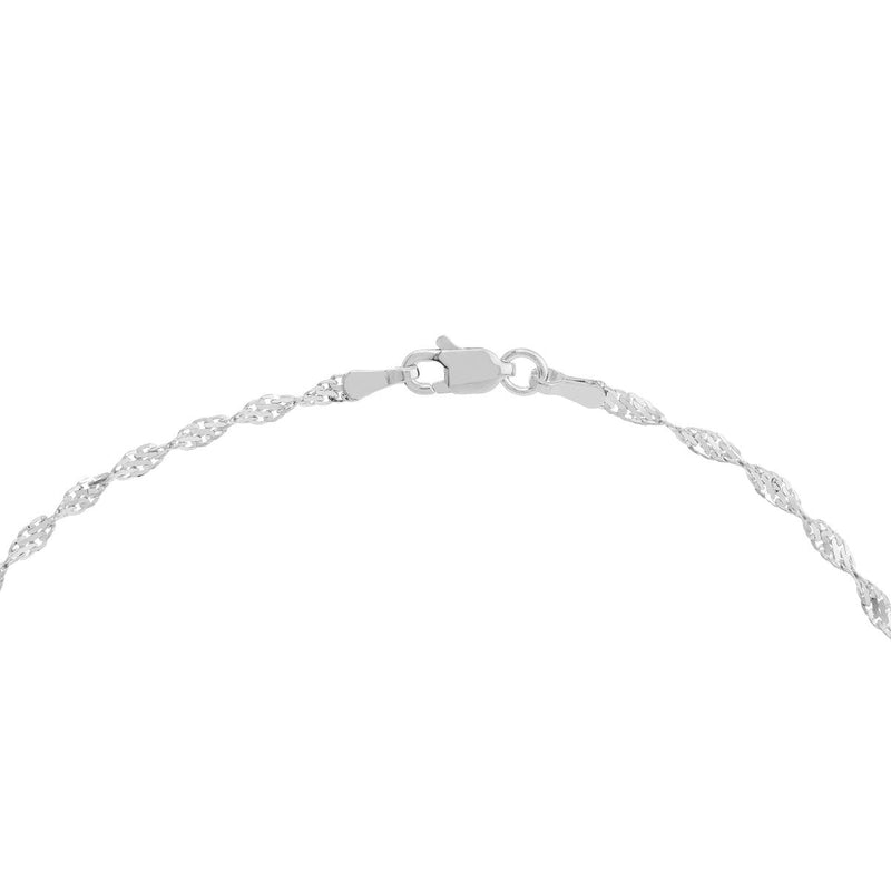 Birmingham Jewelry - 14K Gold 2.1mm Dorica Chain with Lobster Lock Anklet - Birmingham Jewelry