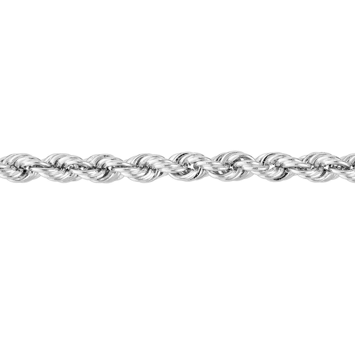 Birmingham Jewelry - 14K Gold 2.9mm Light Rope Chain with Lobster Lock - Birmingham Jewelry