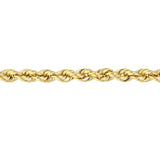 Birmingham Jewelry - 14K Gold 2.9mm Light Rope Chain with Lobster Lock - Birmingham Jewelry