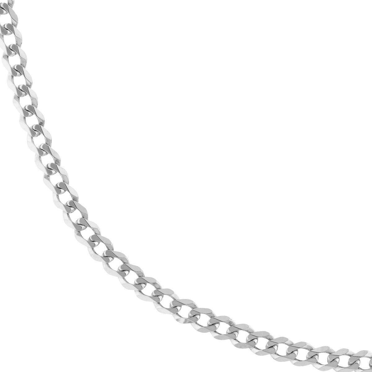 Birmingham Jewelry - 14K Gold 3.7mm Curb Chain with Lobster Lock - Birmingham Jewelry