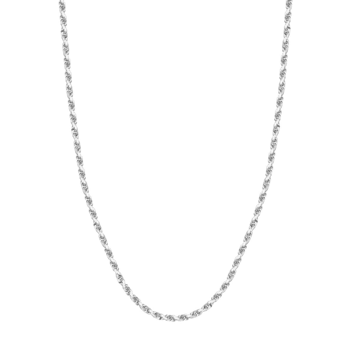 14K Gold 3.80mm D/C Rope Chain with Lobster Lock Birmingham Jewelry Gold Chain Birmingham Jewelry 