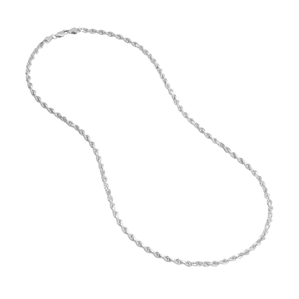 14K Gold 3.80mm D/C Rope Chain with Lobster Lock Birmingham Jewelry Gold Chain Birmingham Jewelry 