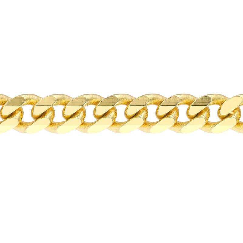 Birmingham Jewelry - 14K Gold 4.20mm D/C Curb Chain Bracelet - Birmingham Jewelry