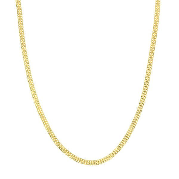 14K Gold 4.3mm D/C Curb Bismarck Chain with Lobster Lock Birmingham Jewelry Chain Birmingham Jewelry 