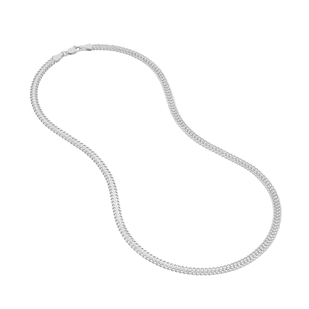 14K Gold 4.3mm D/C Curb Bismarck Chain with Lobster Lock Birmingham Jewelry Chain Birmingham Jewelry 