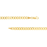 Birmingham Jewelry - 14K Gold 4.95mm Curb Chain with Lobster Lock - Birmingham Jewelry