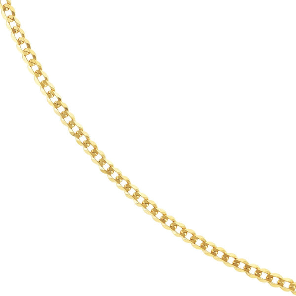 Birmingham Jewelry - 14K Gold 4.95mm Curb Chain with Lobster Lock - Birmingham Jewelry