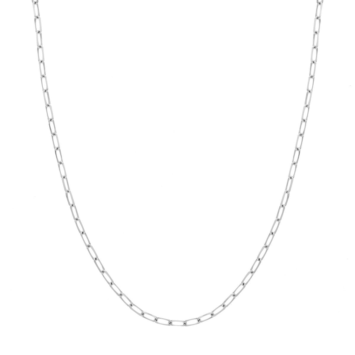 14K Gold 4mm Paper Clip Chain with Lobster Lock Birmingham Jewelry Chain Birmingham Jewelry 