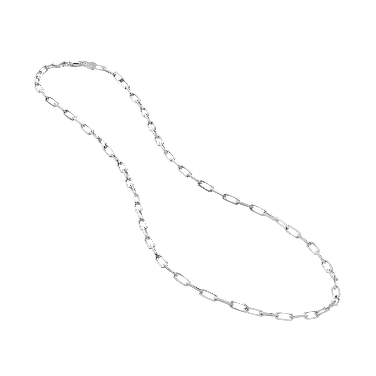 14K Gold 4mm Paper Clip Chain with Lobster Lock Birmingham Jewelry Chain Birmingham Jewelry 