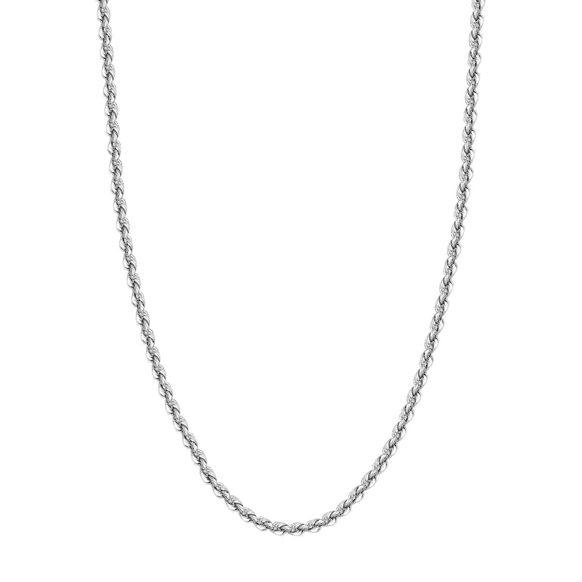 Birmingham Jewelry - 14K Gold 5.10mm Light Rope Chain with Lobster Lock - Birmingham Jewelry