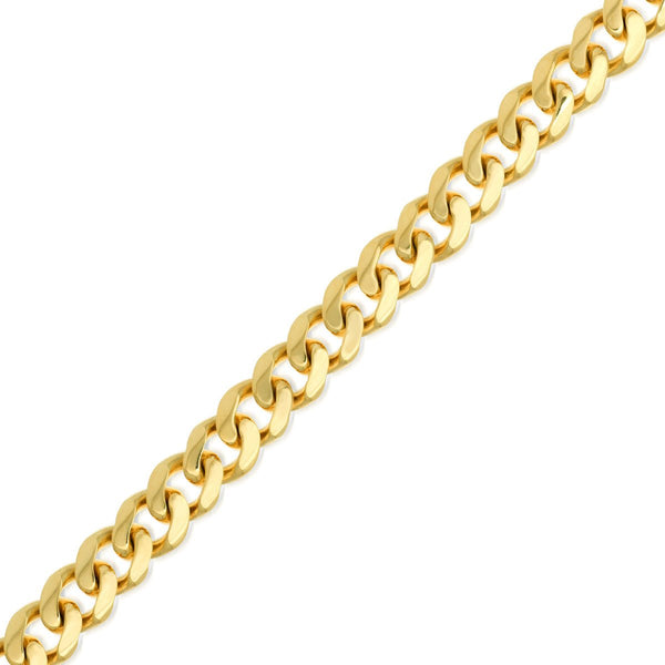 Birmingham Jewelry - 14K Gold 7.3mm Miami Cuban Chain with Lobster Lock - Birmingham Jewelry