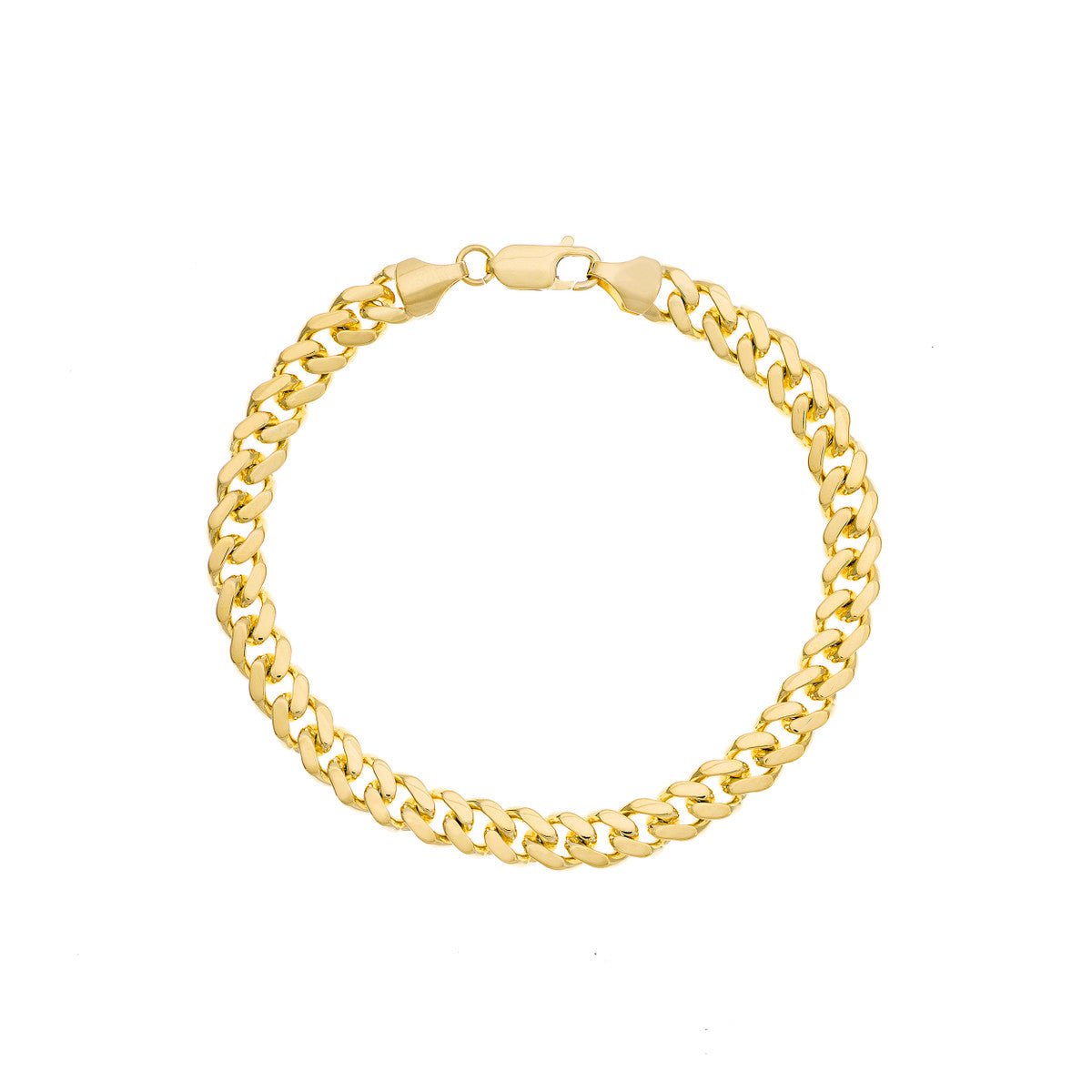 Birmingham Jewelry - 14K Gold 7.3mm Miami Cuban Chain with Lobster Lock - Birmingham Jewelry