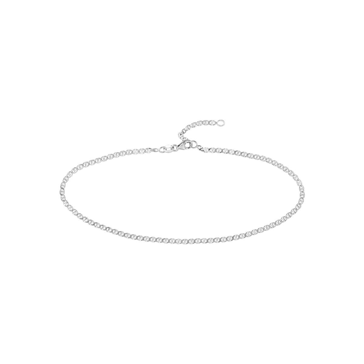14K Gold Adjustable Flat Mariner Chain Anklet Birmingham Jewelry Anklet Birmingham Jewelry 