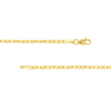 Birmingham Jewelry - 14K Gold Anchor Chain Anklet - Birmingham Jewelry