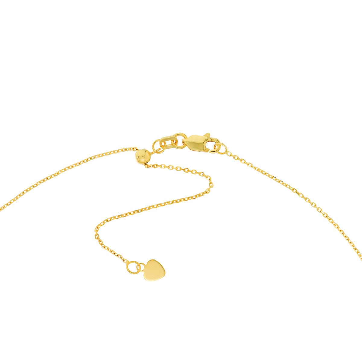 Birmingham Jewelry - 14K Gold Bezel Set Diamond Adjustable Choker - Birmingham Jewelry