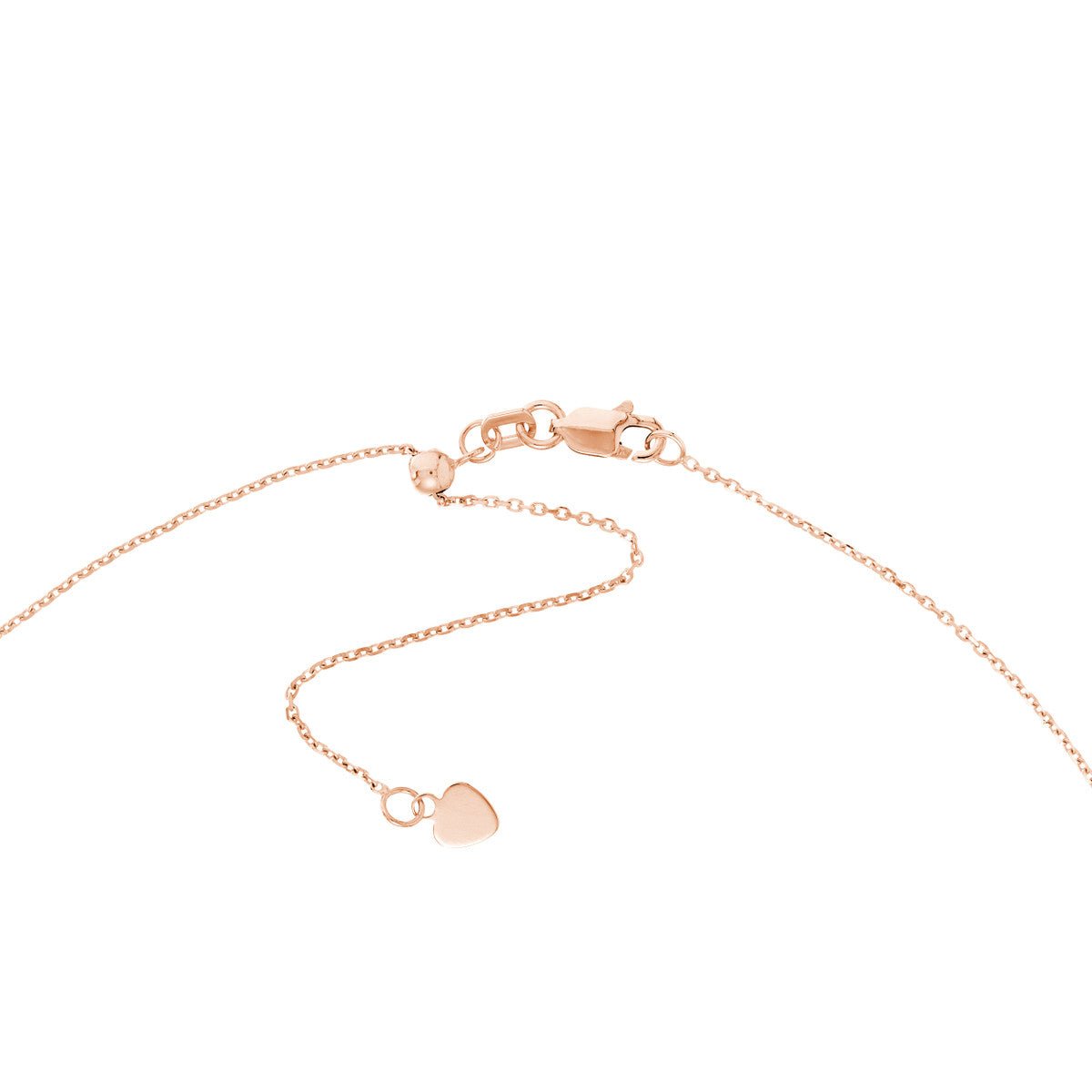 Birmingham Jewelry - 14K Gold Bezel Set Diamond Adjustable Choker - Birmingham Jewelry