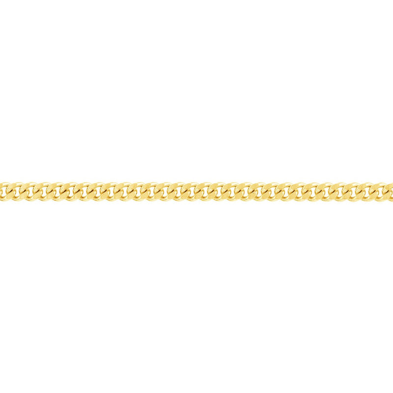 Birmingham Jewelry - 14K Gold Curb Chain Adjustable Anklet - Birmingham Jewelry