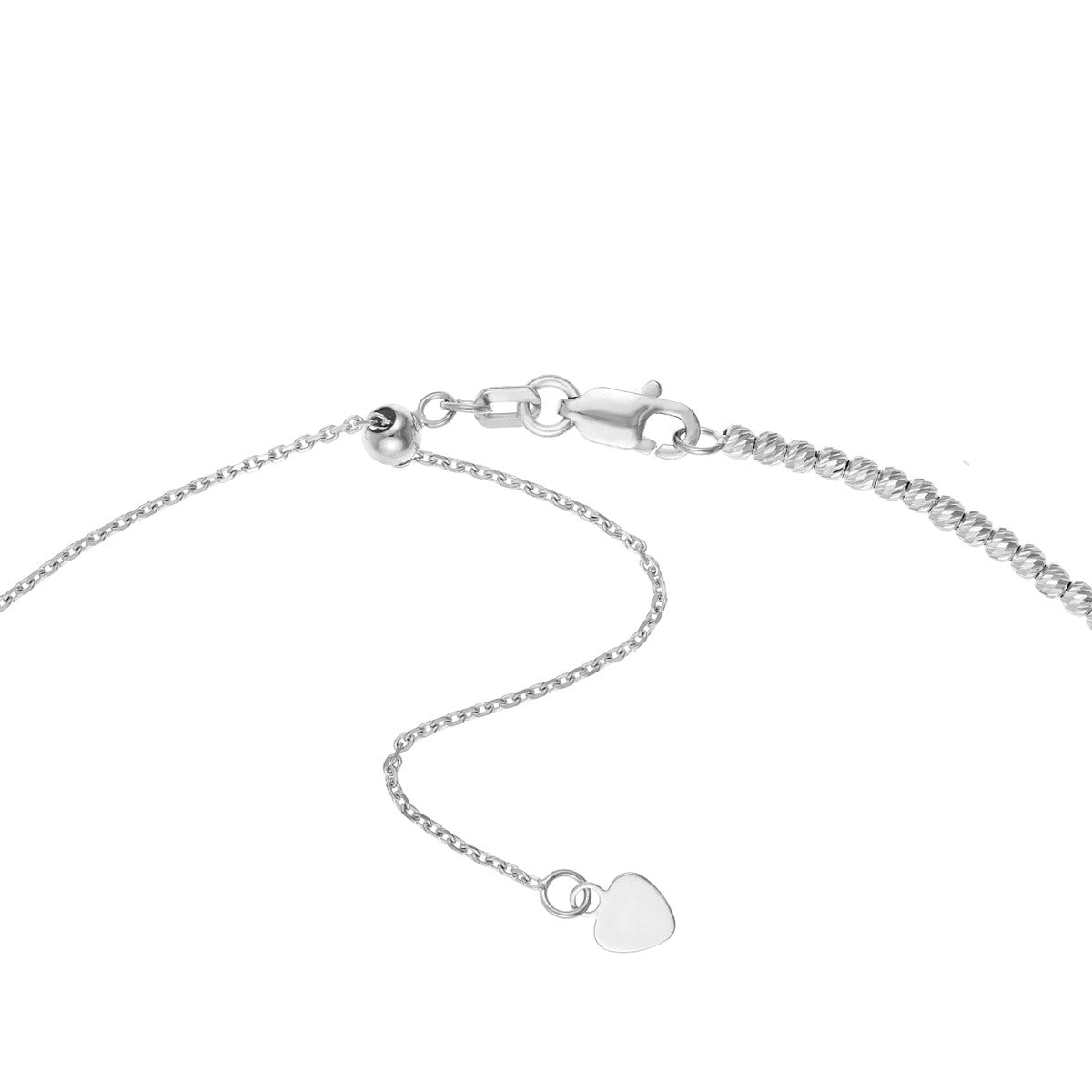 Birmingham Jewelry - 14K Gold Diamond-Cut Bead Adjustable Choker - Birmingham Jewelry