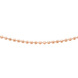 Birmingham Jewelry - 14K Gold Diamond-Cut Bead Choker Chain - Birmingham Jewelry