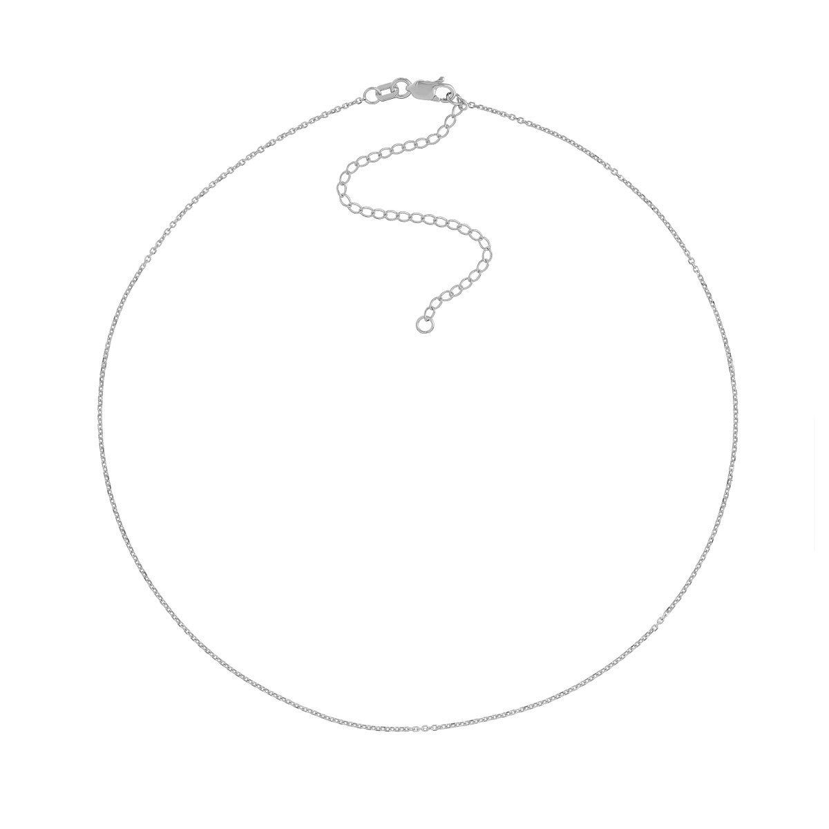 Birmingham Jewelry - 14K Gold Diamond-Cut Cable Choker Chain - Birmingham Jewelry