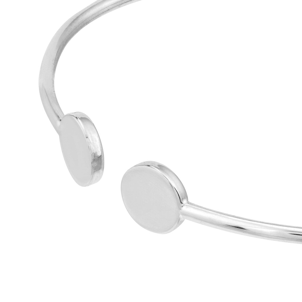 Birmingham Jewelry - 14K Gold Disc Cuff Bangle - Birmingham Jewelry