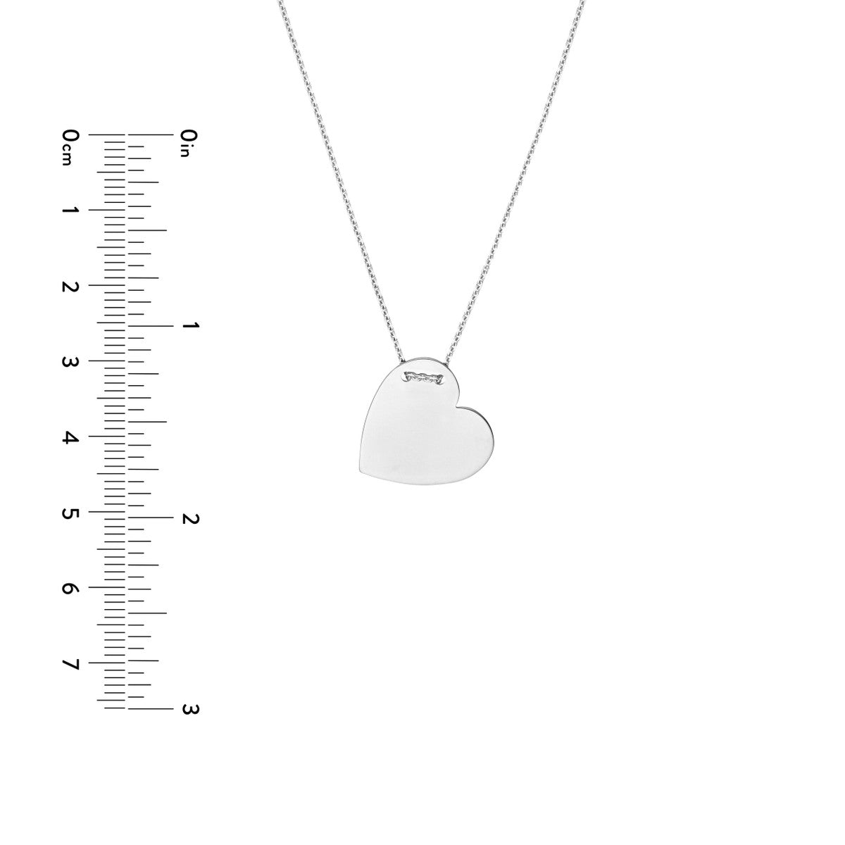 Birmingham Jewelry - 14K Gold Engravable Heart Plate Adj. Necklace - Birmingham Jewelry