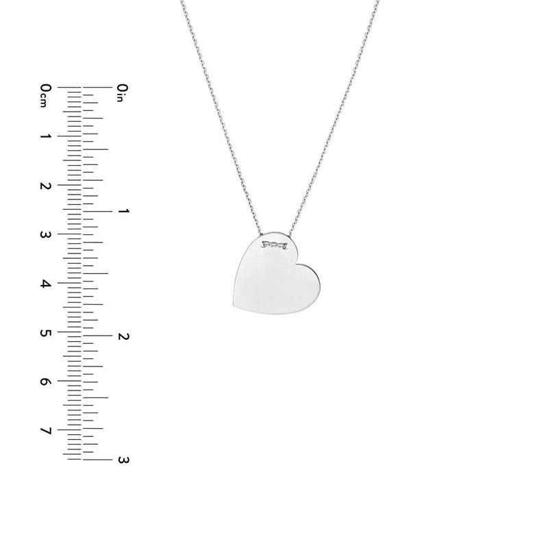 Birmingham Jewelry - 14K Gold Engravable Heart Plate Adj. Necklace - Birmingham Jewelry