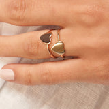 Birmingham Jewelry - 14K Gold Engravable Heart Wire Ring - Birmingham Jewelry