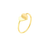 Birmingham Jewelry - 14K Gold Engravable Heart Wire Ring - Birmingham Jewelry