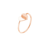 Birmingham Jewelry - 14K Gold Engravable Heart Wire Ring - Birmingham Jewelry