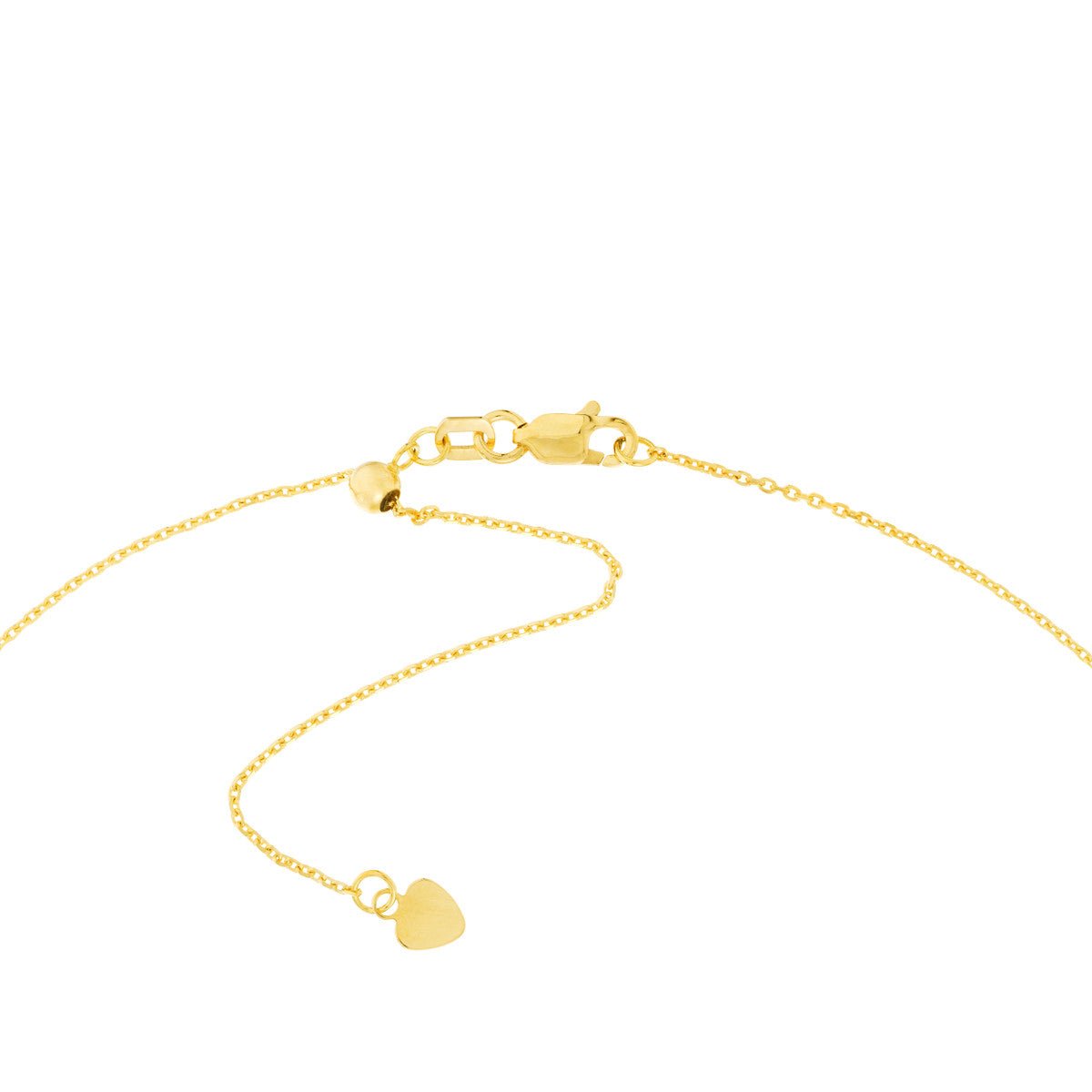Birmingham Jewelry - 14K Gold Full Disc Station Adjustable Choker - Birmingham Jewelry