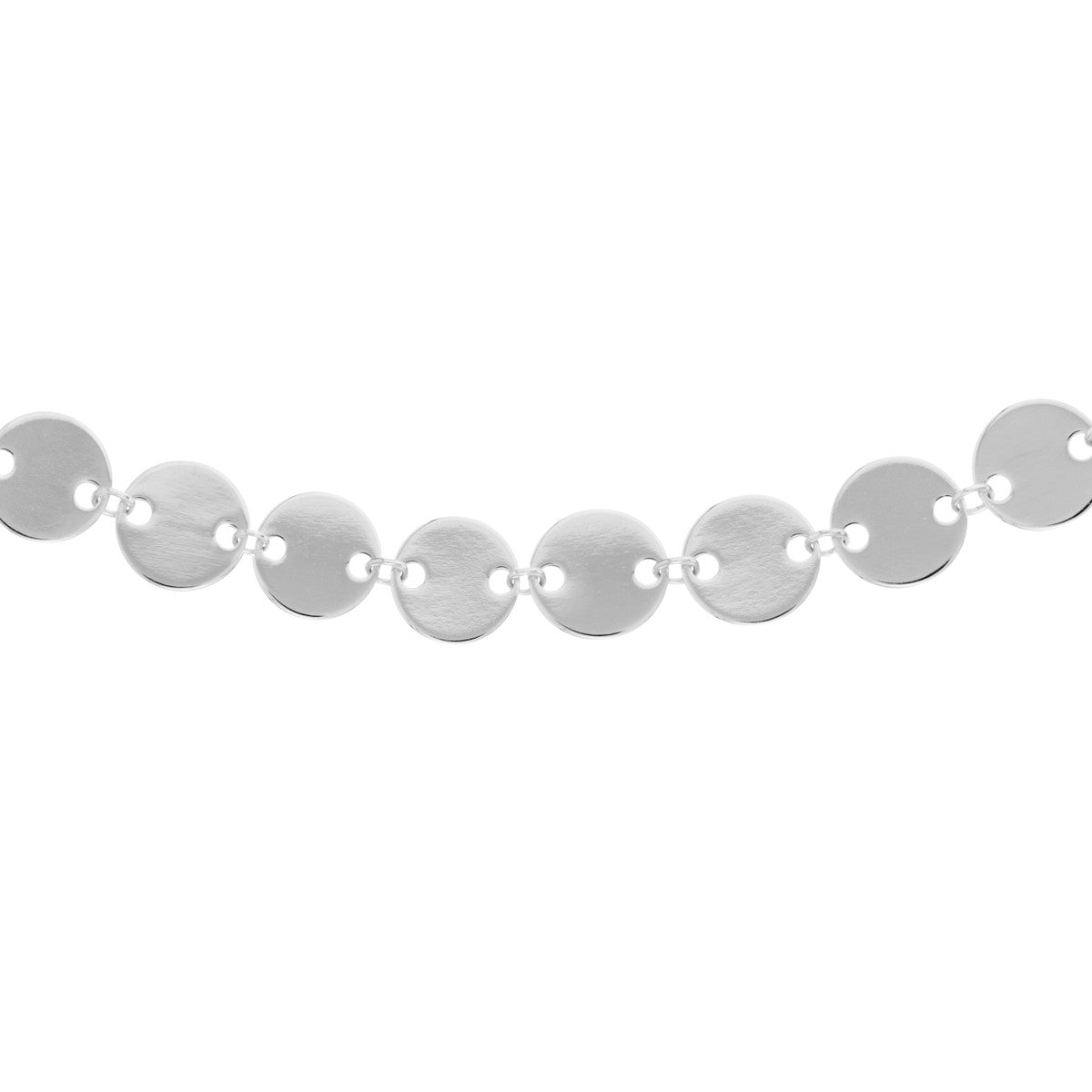 Birmingham Jewelry - 14K Gold Full Disc Station Adjustable Choker - Birmingham Jewelry