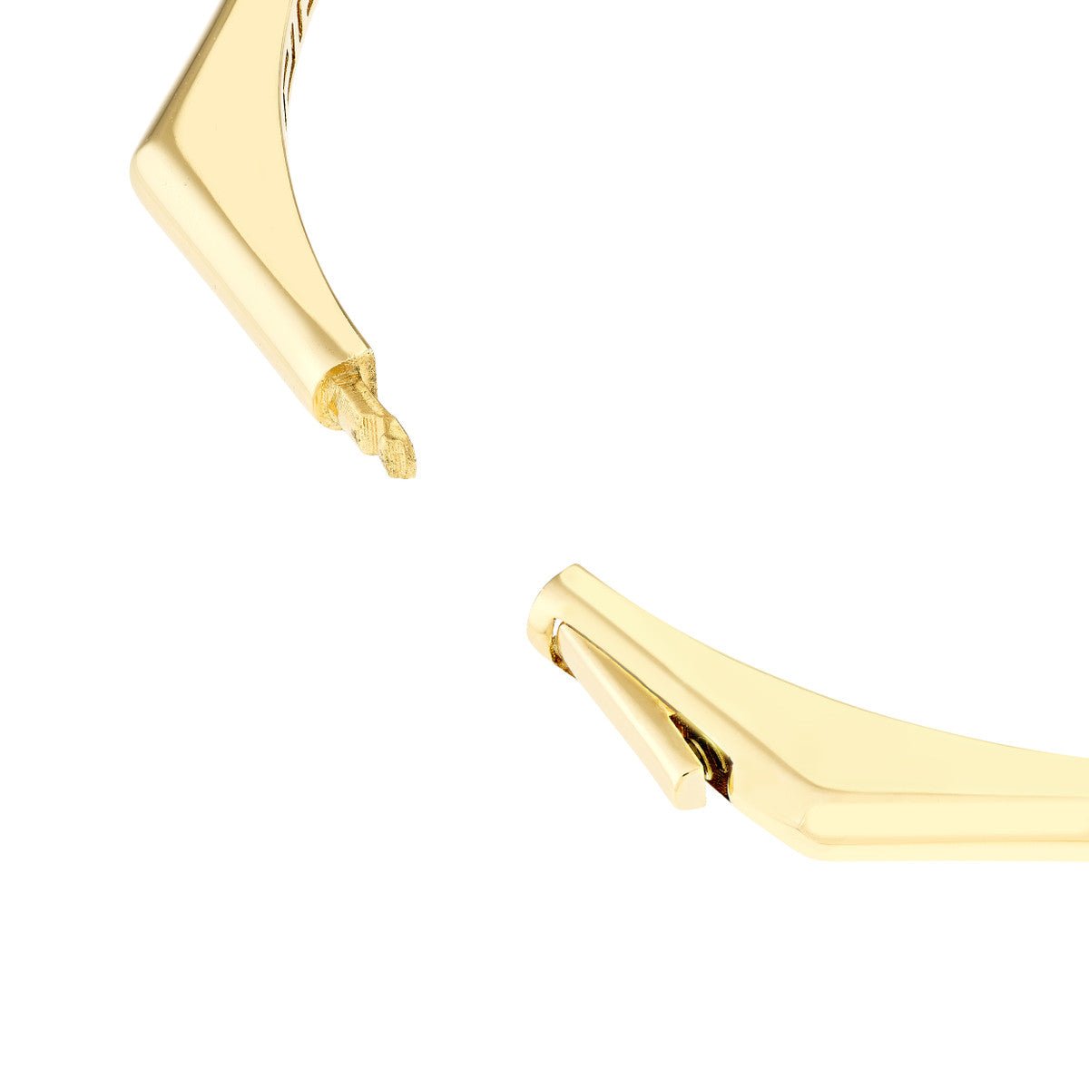 Birmingham Jewelry - 14K Gold Geometric Octagon Bangle Bracelet - Birmingham Jewelry