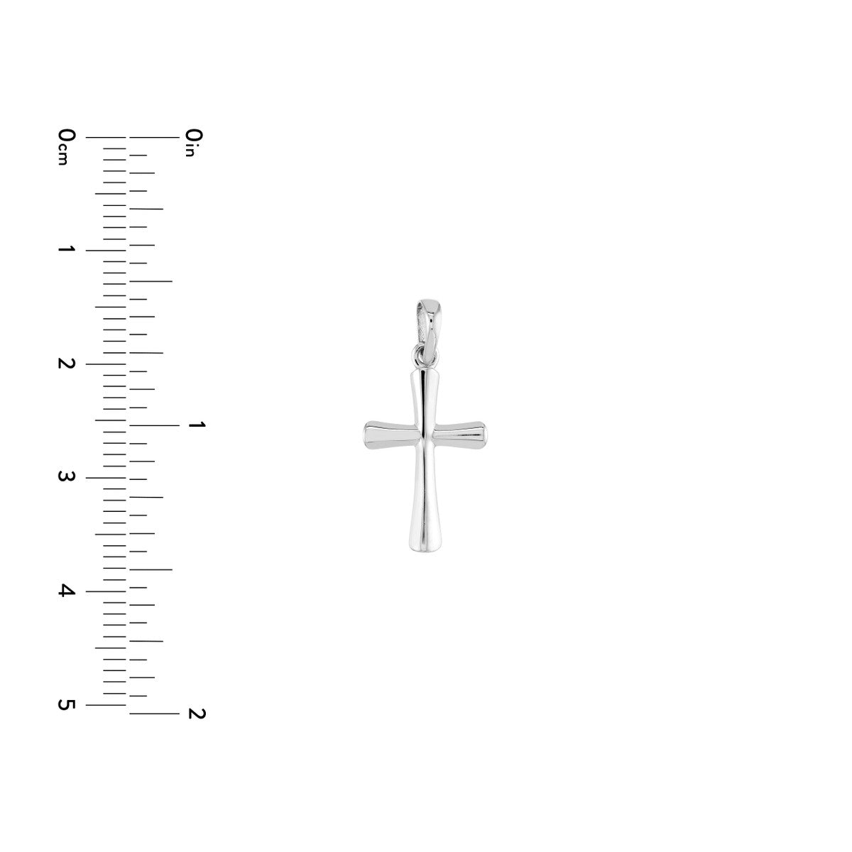 Birmingham Jewelry - 14K Gold Graduated Cross Pendant - Birmingham Jewelry