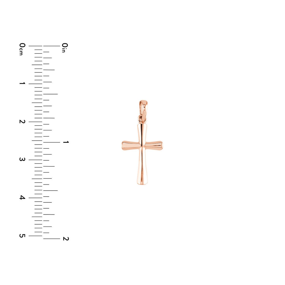 Birmingham Jewelry - 14K Gold Graduated Cross Pendant - Birmingham Jewelry